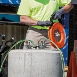 Klein Tools® 120' Steel Fish Tape -Bright Circuit 104376 w DetailedProductView3 Lg