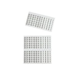 Klein Tools 1-48 Wire Marker Book -Bright Circuit 117959 DetailedProductView3 UNI Lg