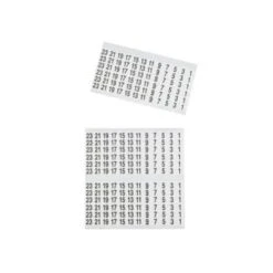 Klein Tools 1-48 Wire Marker Book -Bright Circuit 117959 w DetailedProductView4 Lg