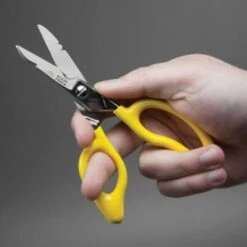 Klein Tools® Carbon Steel All-Purpose Electrician's Scissors 6.75" 19 Klein Tools® Carbon Steel All-Purpose Electrician's Scissors 6.75" -Bright Circuit 127952 w DetailedProductView5 Lg