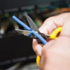 Klein Tools® Carbon Steel All-Purpose Electrician's Scissors 6.75" 22 Klein Tools® Carbon Steel All-Purpose Electrician's Scissors 6.75" -Bright Circuit 127952 w DetailedProductView8 Lg