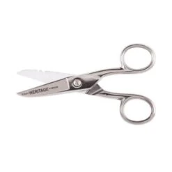 Klein Tools® 100cs Carbon Steel Electrician Scissor 5.25" W/stripping Notches -Bright Circuit 127959 w DetailedProductView2 Lg