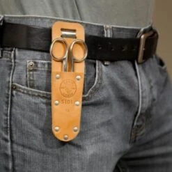 Klein Tools® 100cs Carbon Steel Electrician Scissor 5.25" W/stripping Notches -Bright Circuit 127959 w DetailedProductView3 Lg