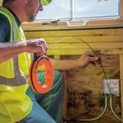 Klein Tools® 50' Steel Fish Tape -Bright Circuit 137891 w DetailedProductView6 Lg