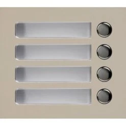 Aiphone Communications Gt Series Multi-Tenant Intercom 4-Call Panel