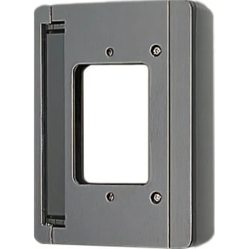 Aiphone Communications 1-Gang Surface-Mount 30° Angle Box 3 Aiphone Communications 1-Gang Surface-Mount 30° Angle Box