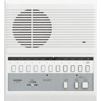 Aiphone Communications 10-Call Button Intercom Panel Entrance Station 3 Aiphone Communications 10-Call Button Intercom Panel Entrance Station