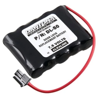 Dantona® 7.5 Volt Replacement Hotel Door Lock Battery 3 Dantona® 7.5 Volt Replacement Hotel Door Lock Battery