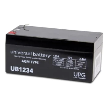 Universal Power Group 12v 3.4ah F1 Term Seald Lead Acid Agm Rechargeable Battery 3 Universal Power Group 12v 3.4ah F1 Term Seald Lead Acid Agm Rechargeable Battery