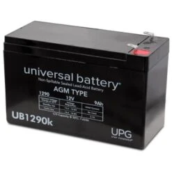 Universal Power Group 12v 9ah F2 Term Sealed Lead Acid Agm Rechargeable Battery