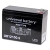 Universal Power Group 12v 10ah F2 Term Sealed Lead Acid Agm Rechargeable Battery -Bright Circuit 213096 MainProductImage Lg