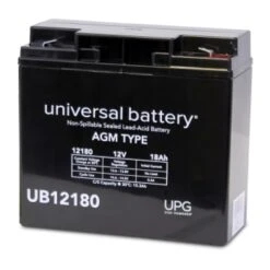 Universal Power Group 12v 18ah F2 Term Sealed Lead Acid Agm Rechargeable Battery