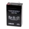 Universal Power Group 6-Volt 3.2 Ah F1 Terminal Sealed Agm Rechargeable Battery -Bright Circuit 229816 MainProductImage Lg