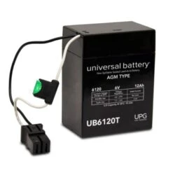 Universal Power Group 6v 2 Ah Wire Lead P2 Agm Rechargeable Battery