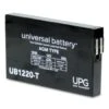 Universal Power Group 12-Volt 2 Ah St Terminal Sealed Agm Rechargeable Battery -Bright Circuit 229845 MainProductImage Lg