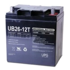 Universal Power Group 12-Volt 26 Ah L2 Terminal Sealed Agm Rechargeable Battery