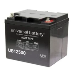 Universal Power Group 12-Volt 50 Ah I6 Terminal Sealed Agm Rechargeable Battery