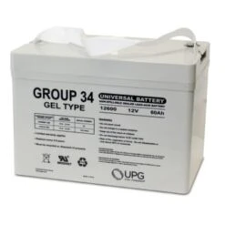 Universal Power Group 12-Volt 60 Ah I6 Terminal Sealed Gel Battery Group 35