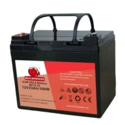 Bullspower 12v 33 Ah Threaded Sealed Lead Acid Battery