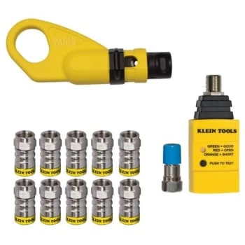 Klein Tools 3-Piece Coax Connect And Test Kit 4 Klein Tools 3-Piece Coax Connect And Test Kit - Image 2
