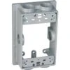 Bell N3r Aluminum Gray 1-Gang Extension Adapter With Closure Plugs