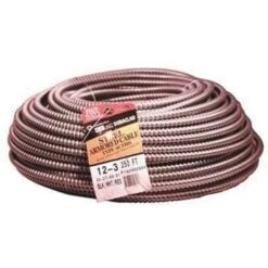 Southwire 250 Ft 12/3 Solid Cu Bx/ac Armored Steel Cable