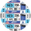 Southwire 250' 14/3 Solid Romex Simpull Cu Nm-B W/g Wire -Bright Circuit 275664 MainProductImage Lg