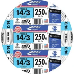 Southwire 250' 14/3 Solid Romex Simpull Cu Nm-B W/g Wire