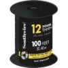 Southwire 100' 12 Black Solid Cu Thhn Wire