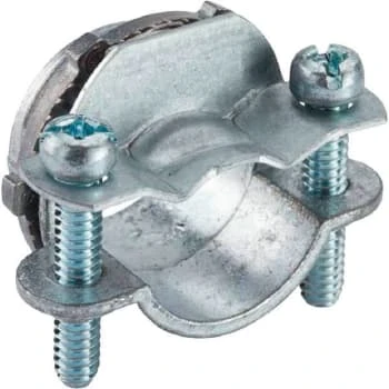 Halex 3/8" Non-Metallic Twin Screw Clamp Connectors Package Of 100 3 Halex 3/8" Non-Metallic Twin Screw Clamp Connectors Package Of 100