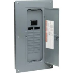 Square D Homeline 100a 20-Space 40-Circuit Indr Main Breaker Load Center W/ Cvr