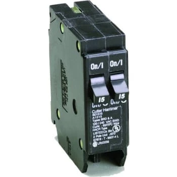 Eaton Bd 2-15 Amp Single Pole Tandem Ctl Circuit Breaker 3 Eaton Bd 2-15 Amp Single Pole Tandem Ctl Circuit Breaker