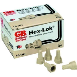 Gardner Bender Hex-Lok Wire Connector Tan Package Of 100