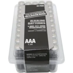 Maintenance Warehouse® Aaa Alkaline Battery, Package Of 50 5 Maintenance Warehouse® Aaa Alkaline Battery, Package Of 50 -Bright Circuit 294347 1 V Lg