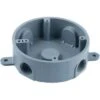 Carlon 4" Round Gray Weatherproof T-Box