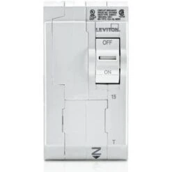 Leviton Branch Circuit Breaker Standard 2-Pole 15a 120v/240v Thermal Magnetic