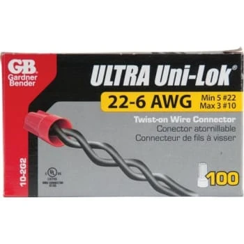 Gardner Bender Uni-Lok Bcap Universal Wire Connector (100-Pack) (Red) 5 Gardner Bender Uni-Lok Bcap Universal Wire Connector (100-Pack) (Red) - Image 3