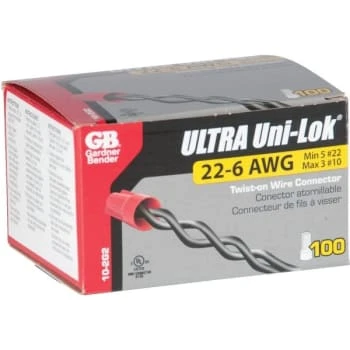 Gardner Bender Uni-Lok Bcap Universal Wire Connector (100-Pack) (Red) 3 Gardner Bender Uni-Lok Bcap Universal Wire Connector (100-Pack) (Red)