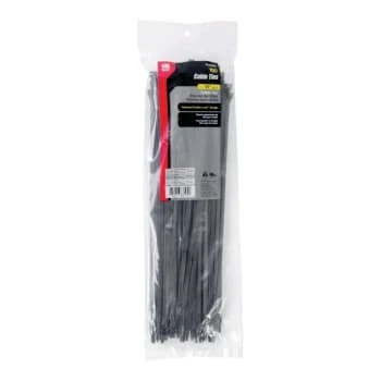 Gardner Bender 11 In Nylon 75 Lb Nylon Cable Ties (100-Pack) (Black) 5 Gardner Bender 11 In Nylon 75 Lb Nylon Cable Ties (100-Pack) (Black) - Image 3