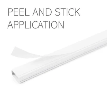 Wiremold 5 Ft Cordmate Ii Channel Cord Cover (White) 8 Wiremold 5 Ft Cordmate Ii Channel Cord Cover (White) - Image 6