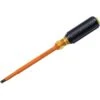 Klein Tools® 7" Insulated Slotted Screwdriver -Bright Circuit 300894 V Lg
