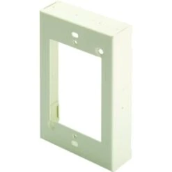 Wiremold Steel Shallow Switch And Receptacle Box (Ivory)