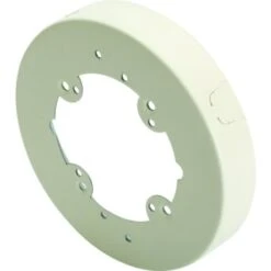 Wiremold Steel Solid Base Fixture Box Fitting (Ivory)
