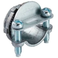 Halex 3/8" Standard Fitting Metal Conduit Clamp Combo Connector Package Of 50