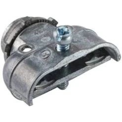 Halex 3/8" Flxible Metal Conduit Dplx Connector Standard Fttng Package Of 25