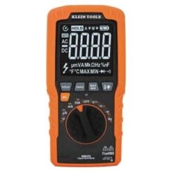 Klein Tools Slim Digital Multimeter Trms Auto-Ranging 600v Temp -Bright Circuit 333710 DetailedProductView1 Lg
