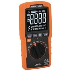 Klein Tools Slim Digital Multimeter Trms Auto-Ranging 600v Temp -Bright Circuit 333710 DetailedProductView5 Lg