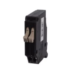 Cutler-Hammer 20 Amp 120/240 Volt 1-Pole Tandem Twin Circuit Breaker -Bright Circuit 359260 LeftView UNI Lg