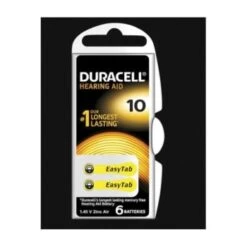 Duracell® Size 10 Hearing Aid Battery, Package Of 12 -Bright Circuit 504210 InthePackageView UNI Lg