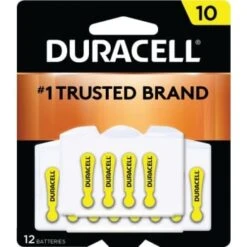 Duracell® Size 10 Hearing Aid Battery, Package Of 12